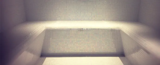 The Turkish steam room.